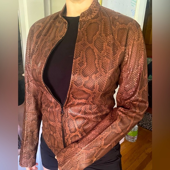 Isaac Sellam RARE Burmese Python Skin Leather Jacket, France, 2009 - Picture 5 of 9
